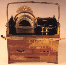 Nineteenth Century Japanese smoking set signed KajiKawa with Tsubo shown at A amp S Ziesnitz Springfield Va