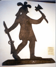 A weathervane attributed to Peter Derr was offered by Steve and Lori Marshall