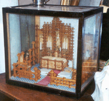Miniature church altar offered by Georgia Morel Baton Rouge La