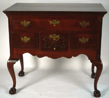 Dressing table attributed to Eliphalet Chapin shop East Windsor Conn 177197 Made for Amasa Loomis