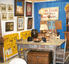 The booth of Donna Scheerer