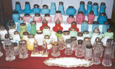 Ohio dealer Denise Maze featured art glass salt shakers