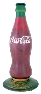 1920s Coca-Cola bottle/lamp display, $12,100.