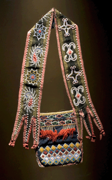 The highest selling item was an early Delaware bandolier bag for $115,000. 