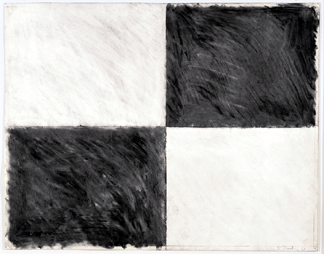 Brice Marden, "untitled,” 1963, graphite and charcoal on paper, 14 ¼ by 18 ¼ inches. Private Collection, Chicago. ©2006 Brice Marden/Artists Rights Society (ARS), New York