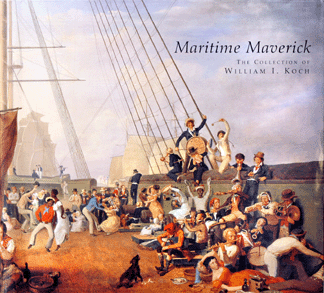 Illustrated on the jacket cover is "Shipboard Celebration before Departure” by John Alexander Gilfillan, oil on canvas, 25 ½ by 37 1/8  inches.