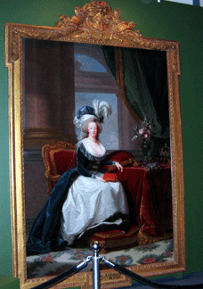 The 1788 state portrait of Marie Antoinette by Elisabeth Louise Vigee LeBrun (1755‱842), on loan from New Orleans Museum of Art, was a focal point of the Palm Beach Fair.