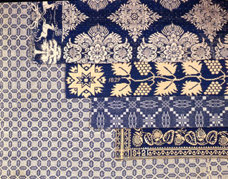 Coverlets from the Concord Museum's collection 