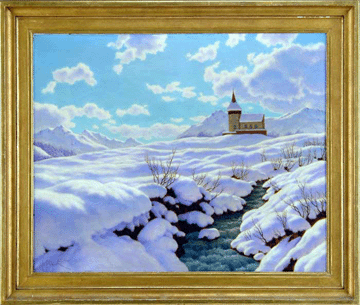 Ivan Fedorovich Choultse's "Jour d'Hiver Pres de Davos,†attained $106,950.