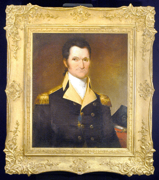 Oil portrait of Major William Polk (1758‱834) by W.B. Cooper, early Nineteenth Century.