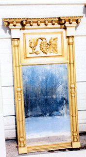 A New England Federal mirror, circa 1810, realized $2,352.