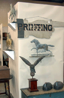 Weathervanes were popular at Heart of Country.
