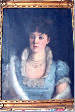 Oil painting of Katherine Currier Jones.