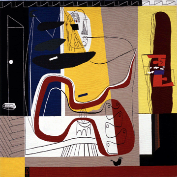 Le Corbusier, "La Femme et le Moineau,†1957, tapestry, 74 by 73 feet.