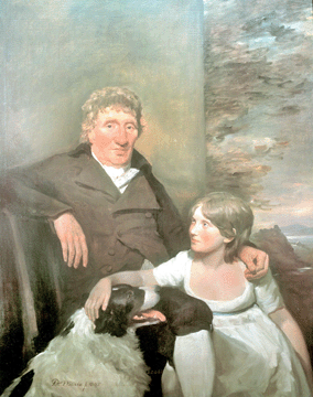 Sir David Wilkie RA (1785‱841), "James Morison of Naughton and His Grand-daughter, Isabella,†1805, The Fleming-Wyfold Art Foundation.