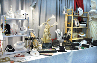 Vintage costume jewelry, sterling silver, purses and clothing at Kathy Murphy's kreativebeadz, Danbury, Conn.