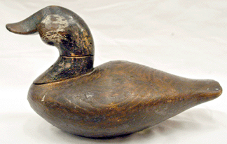 The John Williams, Cedar Island, Va., ruddy duck established a record price paid at auction for the carver at $159,000.