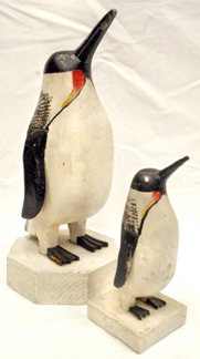 Charles Hart penguins did well, with the large example, measuring just over a foot, selling at $27,600; the smaller version realized $9,200.