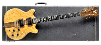 An electric guitar custom made for Garcia by San Francisco guitar maker Doug Irwin in 1971, known as "The Eagle,†sold for $186,000.  