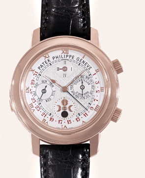 The highlight of the sale was a Patek Philippe Ref 5002, which sold for $1,240,400, a record for a wristwatch in the United States.