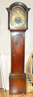 The Jersey Islands tall clock was made by Jean Gruchy in the early Nineteenth Century and sold for $1,380.