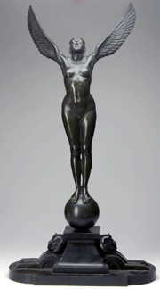 Haig Patigian (Armenian American, 1876‱950), "Egypt Isis,†1907, bronze, 40 inches high, signed and dated, made $36,000.