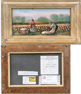  "The Cotton Pickers,†rendered in the manner of William Aiken Walker by an unknown artist, was seized in 1995 when the FBI broke up a "fraudulent art scheme.†