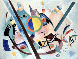 Wassily Kandinsky was born in Russia but made much of his career in Germany and France. He translated ideas from his famous essay "Concerning the Spiritual in Art†into innovative paintings, such as "Multicolored Circle (Mit Buntem Kreis),†1921.