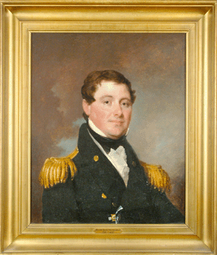 Gilbert Stuart (American, 1755‱828), Portrait of William Branford Shubrick (1790‱874), circa 1828, oil on canvas. Photograph by Gregory R. Staley.