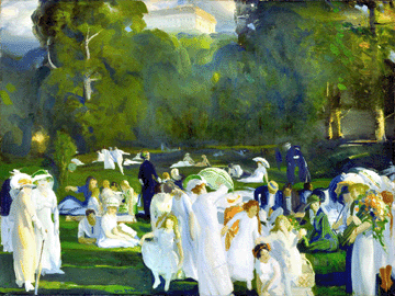 George Bellows (1882‱925), "A Day in June,†1913, oil on canvas, 42 by 48 inches. Detroit Institute of Arts.