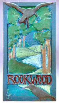 The top lot of the sale came during the final session with the cover lot, a rare architectural faience Rookwood advertising tile, circa 1905, which achieved $97,750 after spirited bidding.