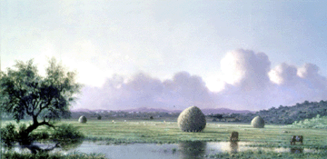 Martin Johnson Heade (1819‱904), "Sunlight on Newbury Marshes,†circa 1865‷5.