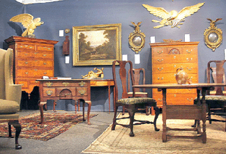 Heller Washam Antiques, Portland, Maine, and Woodbury, Conn.