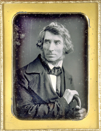 This daguerreotype by an unknown photographer, circa 1854, captures Durand's intensity, alertness and keen eye at the height of his powers. New-York Historical Society Library (not in exhibition).