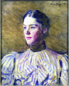 Beaux's wholesome good looks, recorded in this "Self-Portrait†of 1894, helped attract numerous suitors throughout her career. National Academy Museum.