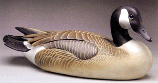 Highlighting the group of decoys was a carved and painted Canada goose decoy by L.T. Ward at $12,075.