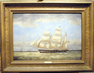A small ship's portrait brought $2,200.