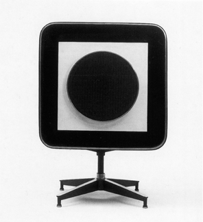 On the forefront of the best in life, Charles and Ray Eames' Quadreflex speaker for Stephens Tru-Sonic, Culver City, Calif., would look good in any of today's loft condos. Designed 1956. ©2007 Eames Office LLC