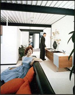 Julius Shulman's photograph of the interior of Case Study House 21, a Pierre Koenig design, captures the glamour and grandeur of life as it was meant to be lived in the open plan steel and glass sculptural space. Built in the late 1950s for $20,000, it recently sold through Wright Auction House for $3.1 million. ©J. Paul Getty Trust. Used with permission. Julius Shulman Photography Archive, Research Library at the Getty Research Institute.