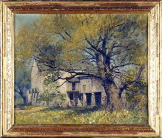 George William Sotter (American, 1879‱953), untitled, oil on canvas (in Bernard Badura frame), 25 by 30¼ inches, 30¾ by 35¾ inches (frame), signed, sold for $66,000.
