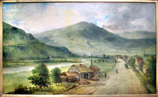 Henry A. Duessell, "Windham Valley in the Catskills, A Tollgate on the Susquehanna Turnpike,†circa 1893. Fenimore Art Museum, Cooperstown, N.Y., gift of Patricia B. Selch in memory of Eric Selch.