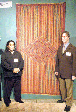 Ramona Medicine Crow and John Molloy, Molloy Tribal Art, New York City.