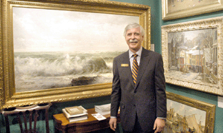 The stellar selection of paintings presented by William Vareika, Newport, R.I., included the William Trost Richards painting "Breakers: The Narragansett Bay," 1901, $850,000.