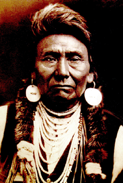 Chief Joseph by Edward Curtis.