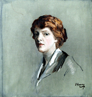 Sir John Lavery (Irish, 1856‱941), "Mrs Maxwell Blake, London 1914,†realized $21,510.