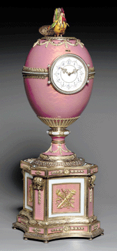 The Rothschild Fabergé egg, a previously unrecorded addition to no more than 12 documented examples known to have been made to imperial standards for anyone other than the Russian imperial family, sold for a record $18.5 million to a private Russian bidder.