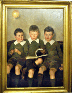 The Ellen Emmet Rand portrait depicting three similarly dressed young boys sold in the gallery for $10,575. It was later learned that the successful bidder's father was one of the three youths in the portrait painted by his great-grandmother.