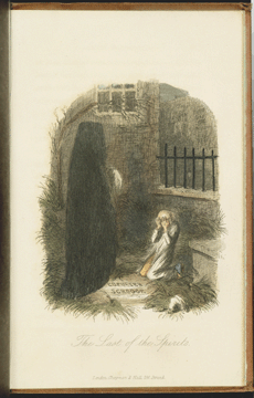 "The Last of the Spirits,†original watercolor illustration by John Leech for Charles Dickens's A Christmas Carol, first edition, 1843, The Pierpont Morgan Library, purchased by Pierpont Morgan; MA 97.