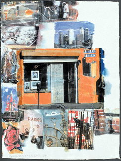 Robert Rauschenberg, "L.A. Uncovered #12,†1998, screenprint, 40½ by 30 11/16  inches, published by Gemini GEL, Los Angeles. National Gallery of Art, Washington, gift of Lee and Ann Fensterstock. Art copyright Robert Rauschenberg/Licensed by VAGA, New York City. 