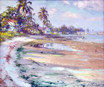 "Florida Beach at Low Tide†by Albert E. Backus was a star when it sold for $44,850.